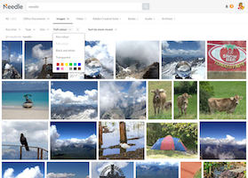 Image results with colour filter